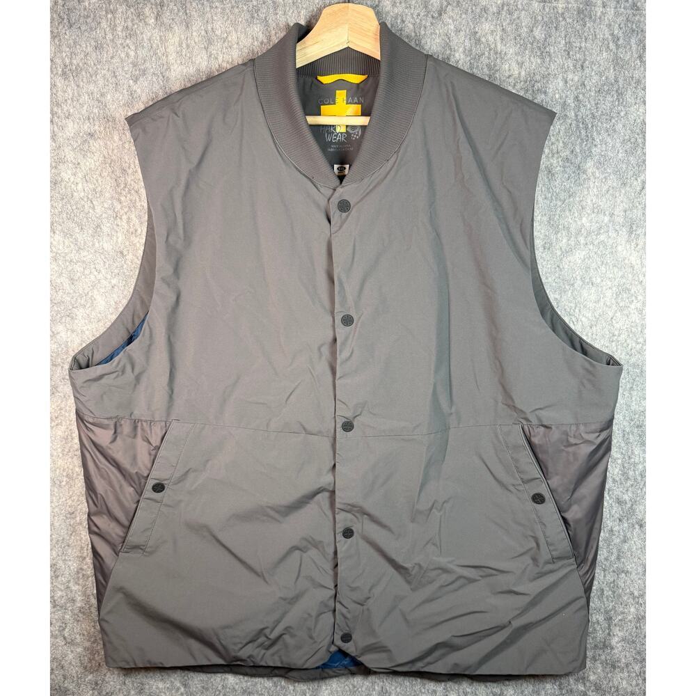 Cole Haan Mountain Hardwear Gray XXL Puffer Vest ZeroGrand Quilt Lined